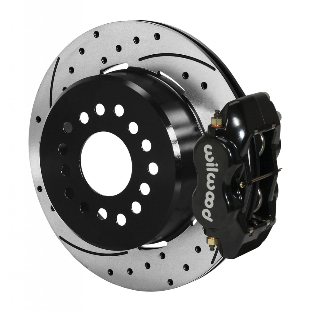 Wilwood For Ford Park Brake Kit Forged Dynalite P/S Drilled Big 2.50In Offset | (TLX-wil140-7140-D-CL360A70)