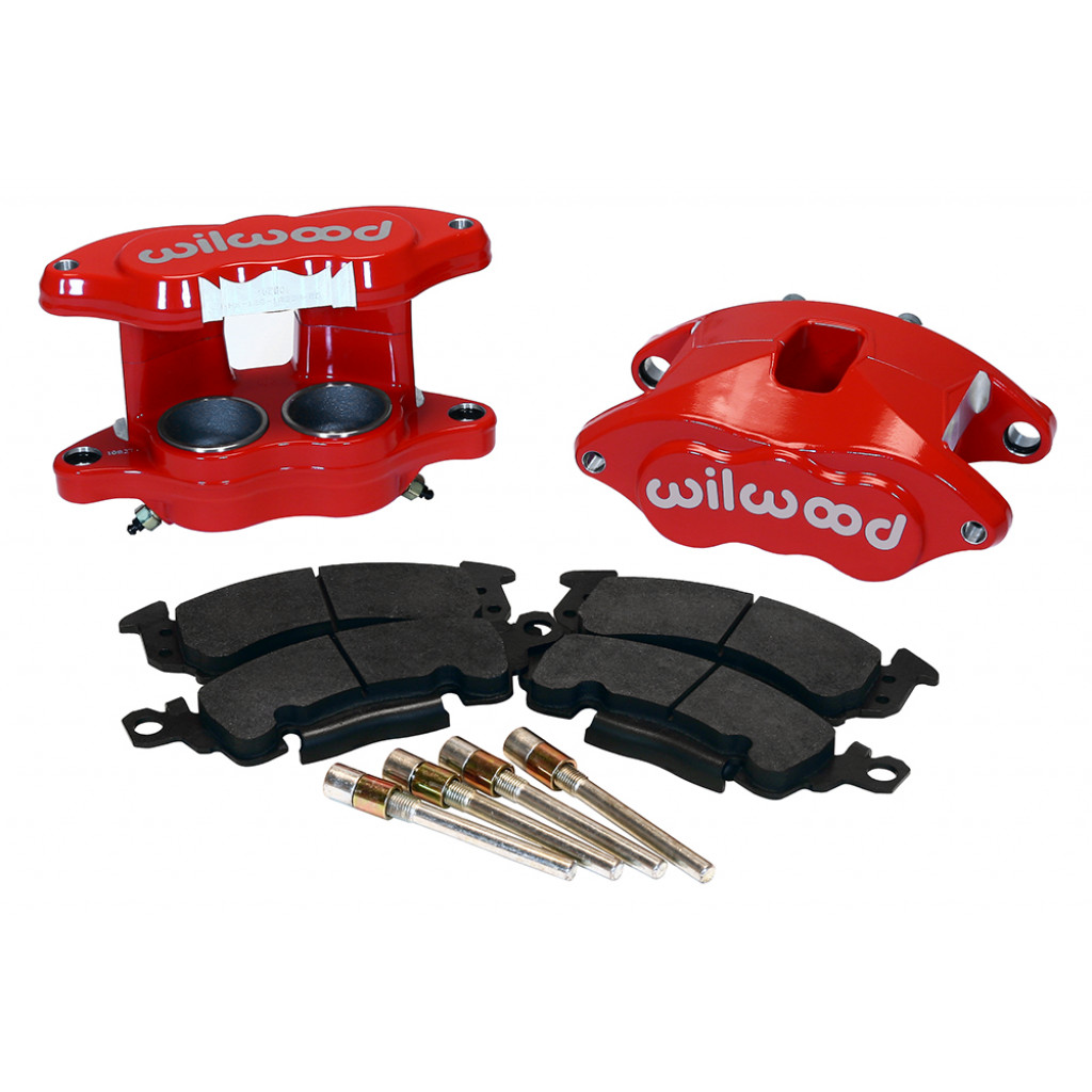 Wilwood Caliper Brake Kit D52 Front - Red 2.00in Piston - 1.28in Rotor | (TLX-wil140-11290-R-CL360A70)
