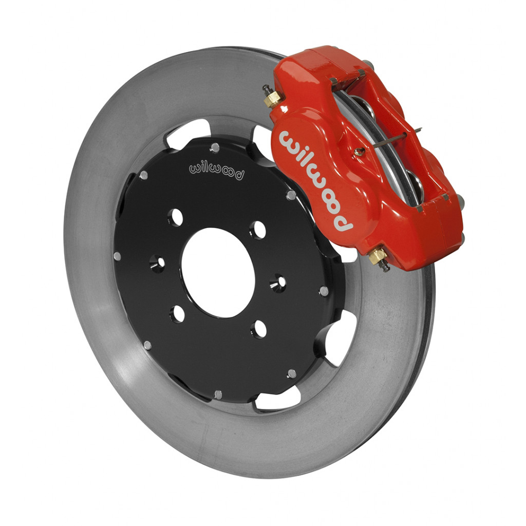 Wilwood For Honda Civic 1990-1999 Brake Kit Forged Dynalite Front Hat 12.19In | Red,w/240 mm Disc (TLX-wil140-6310-R-CL360A70)