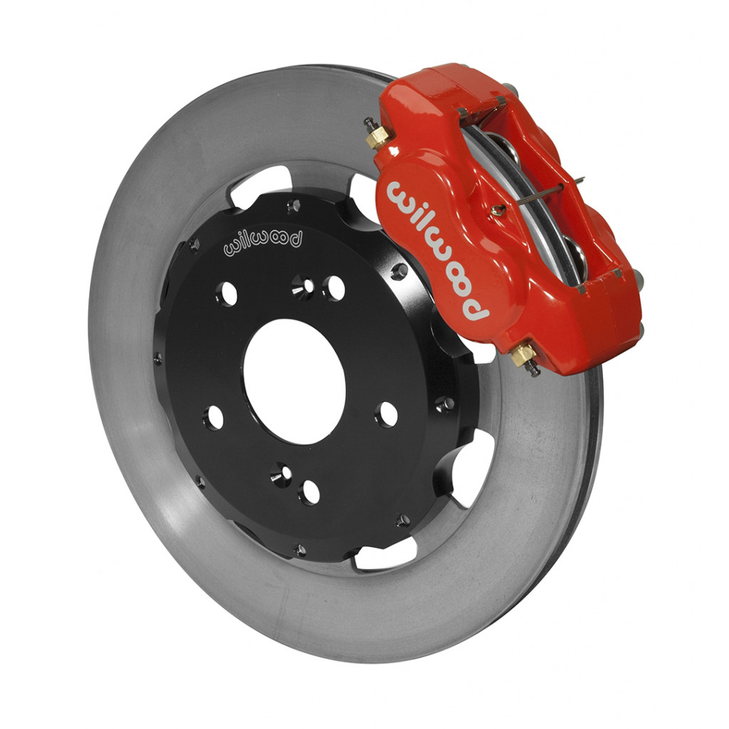 Wilwood For Acura RSX 2002-2006 Brake Kit Forged Dynalite Front Hat 12.19In Red | 5 Lug (TLX-wil140-7014-R-CL360A70)