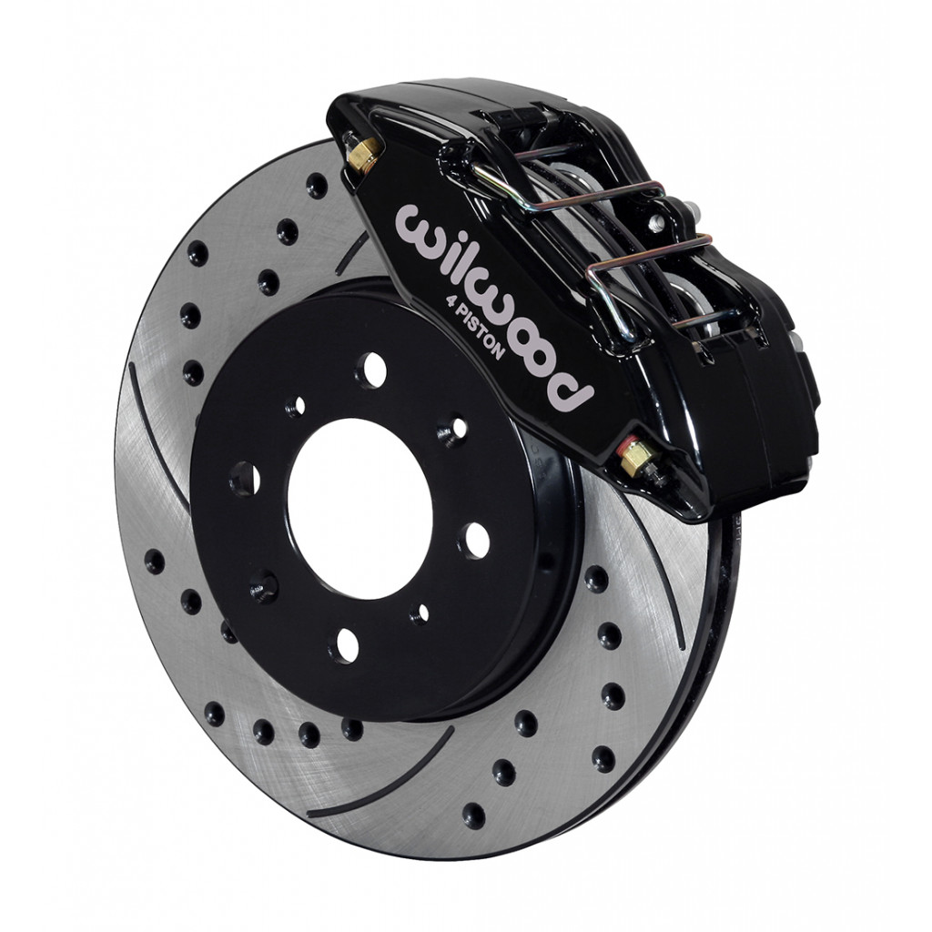 Wilwood For Honda / Acura Brake Kit DPHA Caliper & Rotor Drilled | w/ 262mm OE Rotor (TLX-wil140-12996-D-CL360A70)