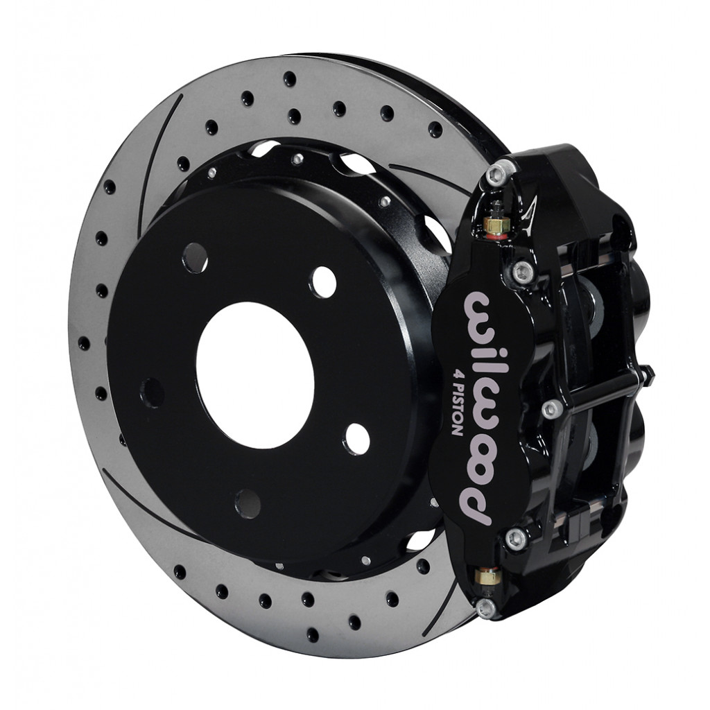 Wilwood For Ford Bronco P-Brake Kit Narrow Superlite 4R Rear 14.00 Inches | Drilled Big 2.00 Inches Off 5 x 5.50 (TLX-wil140-13731-D-CL360A70)