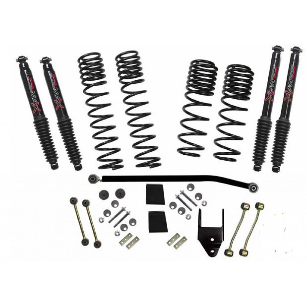 Skyjacker For Jeep Wrangler JL 2018-2020 Long Travel Coil Kit 2 Stage 3.5-4Inch | 4 Door 4WD (TLX-skyJL40RBPBLT-CL360A70)