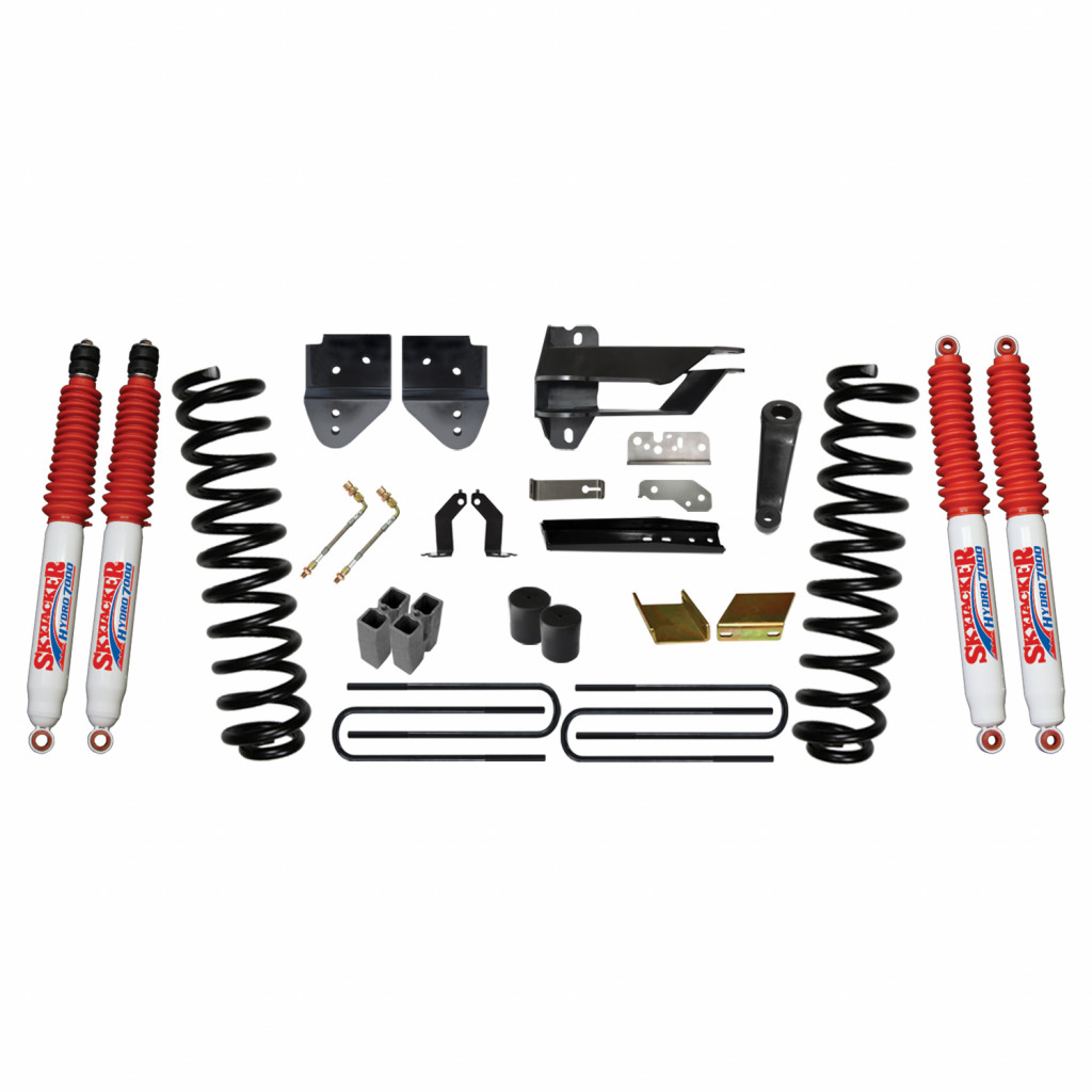 Skyjacker For Ford F-250 Super Duty 2017 2018 Suspension Lift Kit 6 Inches | w/ Hydro Shocks (TLX-skyF17651K-H-CL360A70)