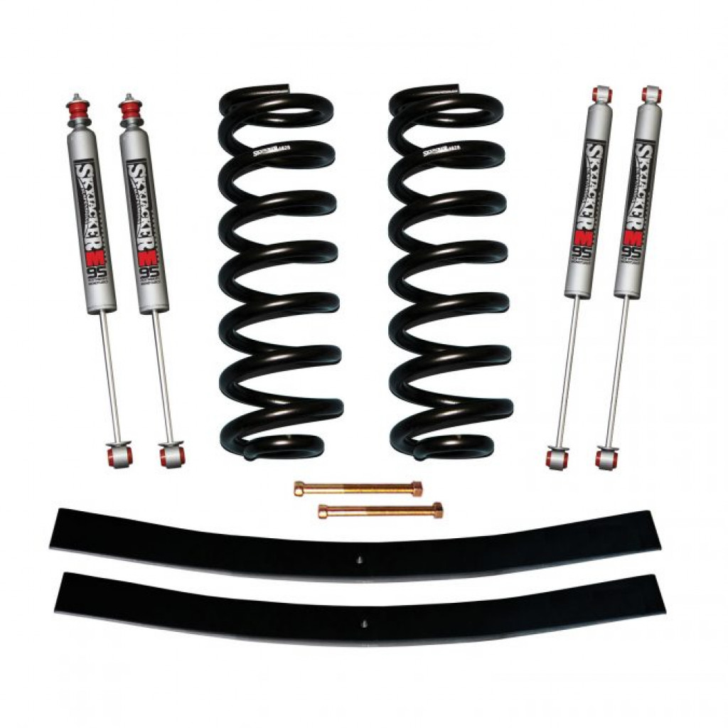 Skyjacker For Ford F-150/F-250/F-350 80-96 Suspension Lift Kit 1.5-2 in 2WD | w/ M95 Performance Shocks (TLX-sky182P2K-M-CL360A70)