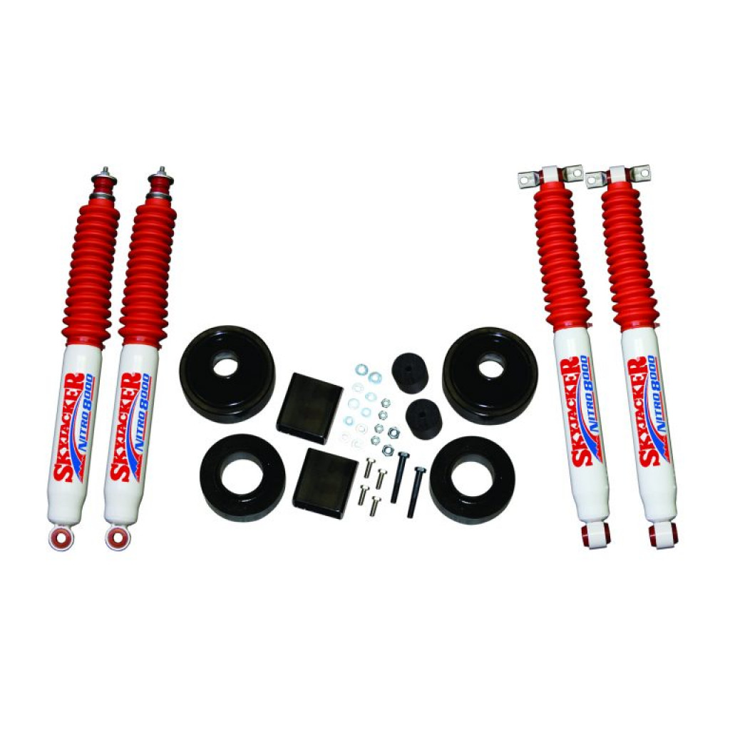 Skyjacker For Jeep Wrangler 2007-2017 Suspension Lift Kit | 2 Inches | w/ Nitro Shocks (TLX-skyJK20-N-CL360A70)