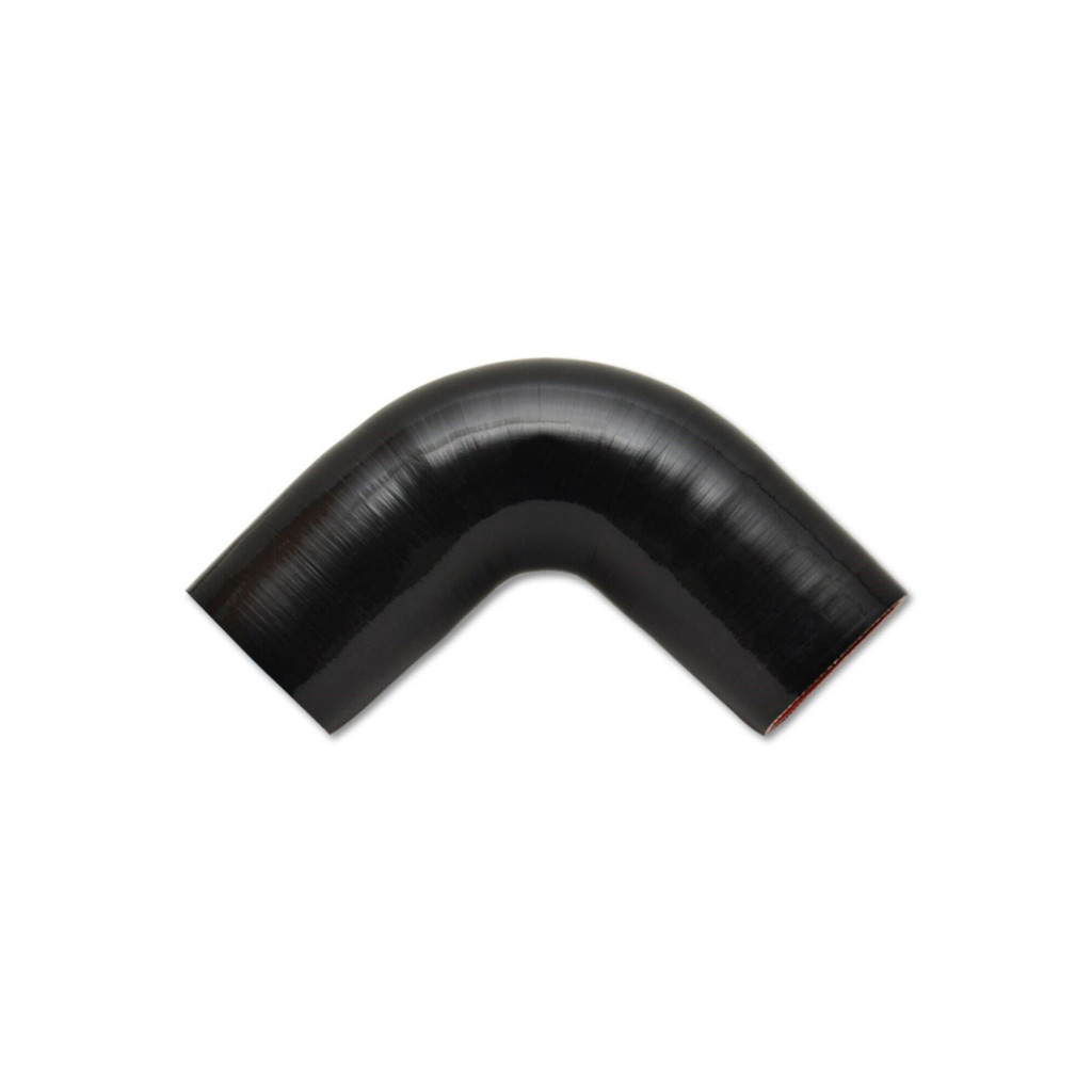 Vibrant For 4 Ply Reinforced Silicone Elbow Connector - 1.5in I.D. 90 Deg Elbow | (Black) (TLX-vib2749-CL360A70)