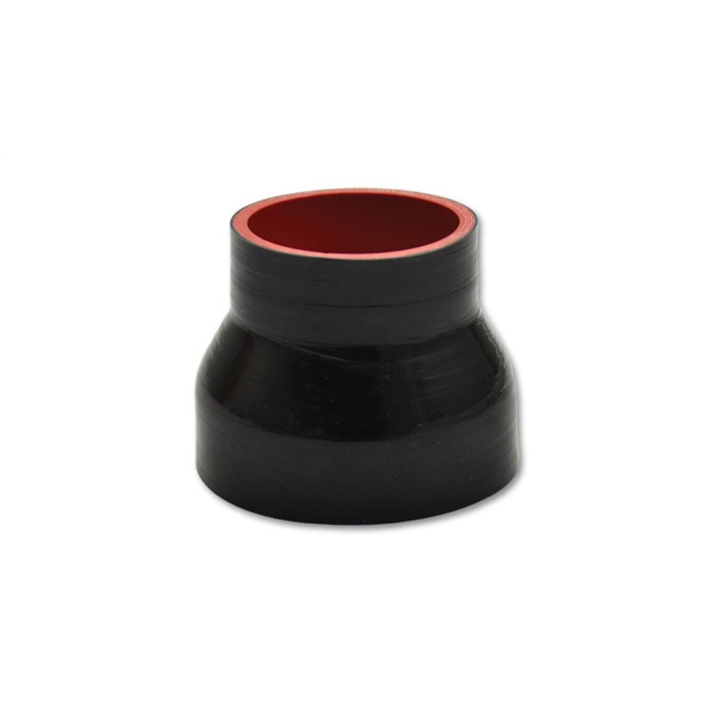 Vibrant For 4 Ply Reinforced Silicone Transition Connector 2in I.D. (Black) | x 3in I.D. x 3in Long (TLX-vib2779-CL360A70)