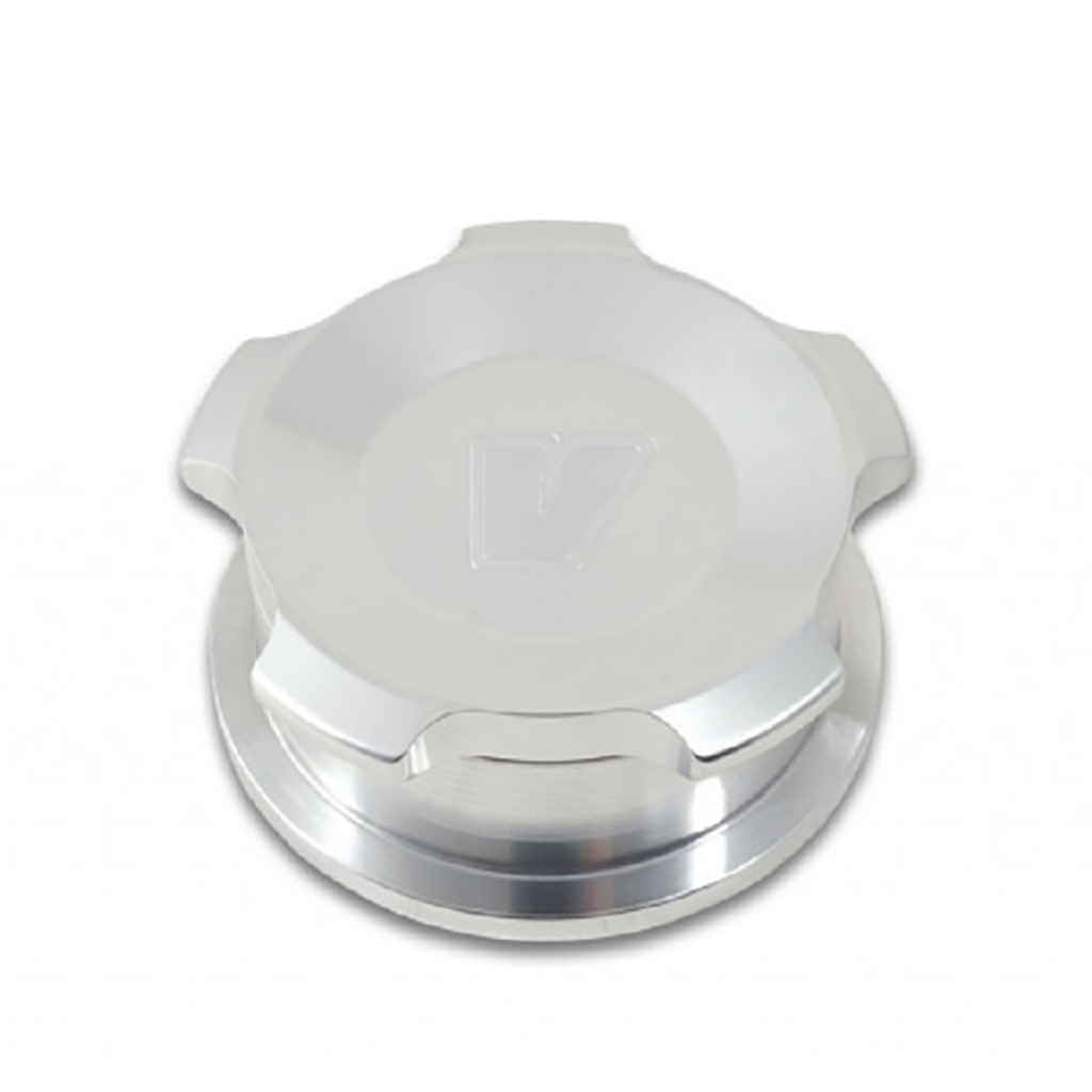 Vibrant For 1.5in OD Aluminum Weld Bungs with Polished Aluminum Threaded Cap | (TLX-vib11288-CL360A70)