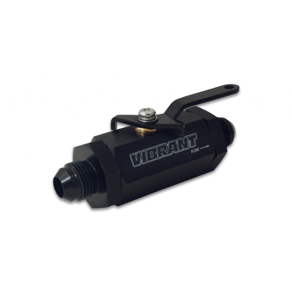 Vibrant For 12AN to 12AN Male Shut Off Valve Black | (TLX-vib16752-CL360A70)