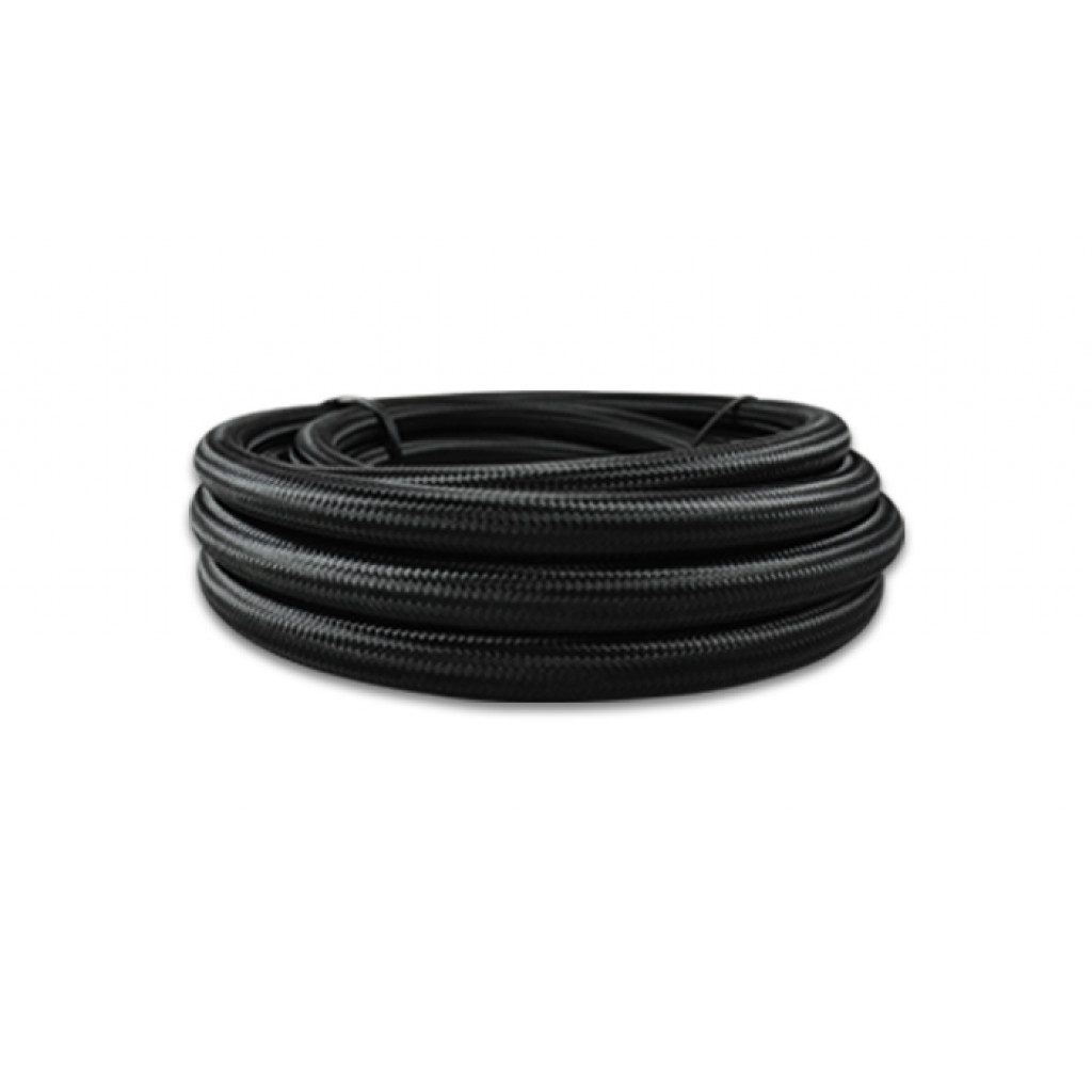 Vibrant Braided Flex Hose Black Nylon -8 AN 2 Foot Roll | (TLX-vib11958-CL360A70)