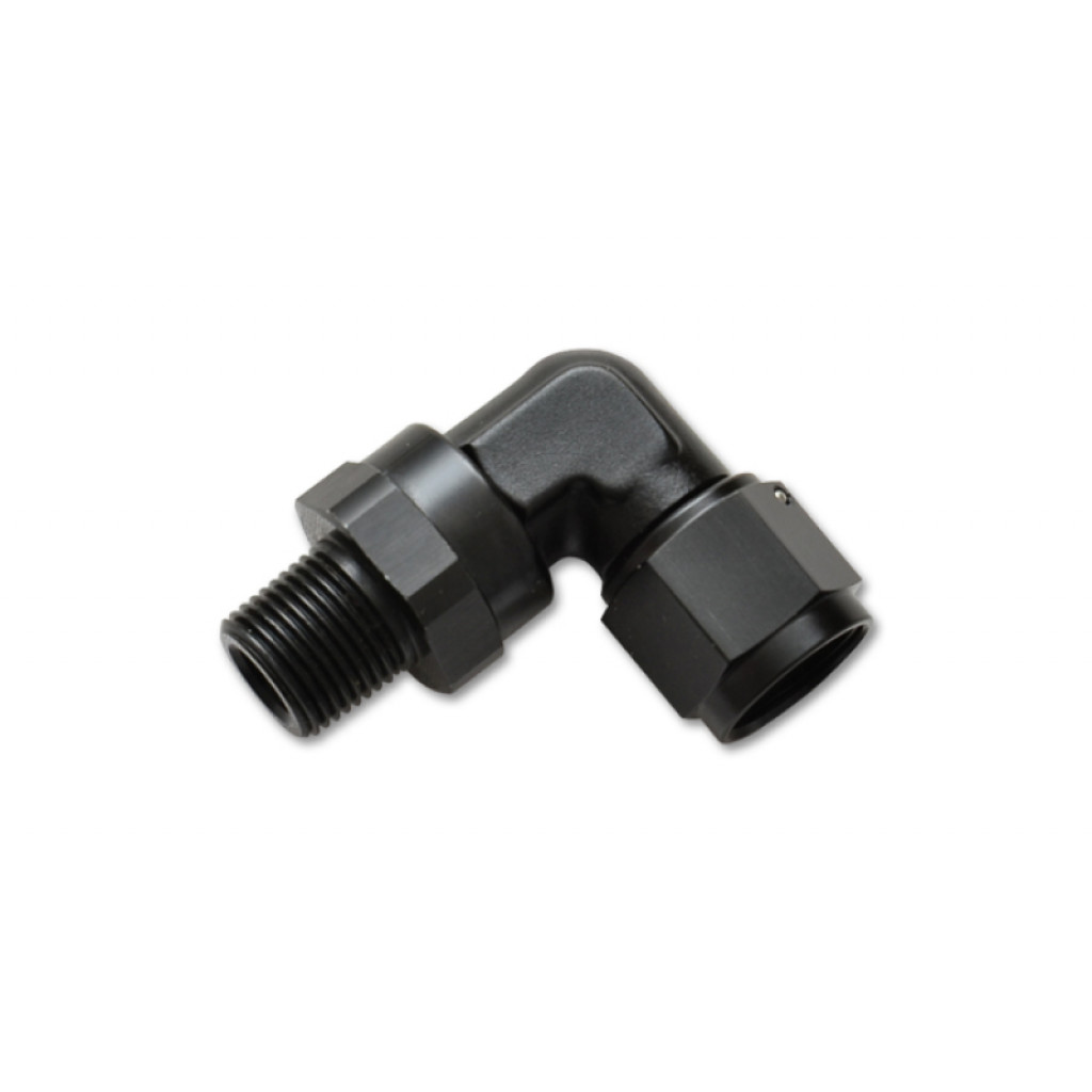 Vibrant For 8AN to 1/2in NPT Female Swivel 90 Degree Adapter Fitting | (TLX-vib11388-CL360A70)