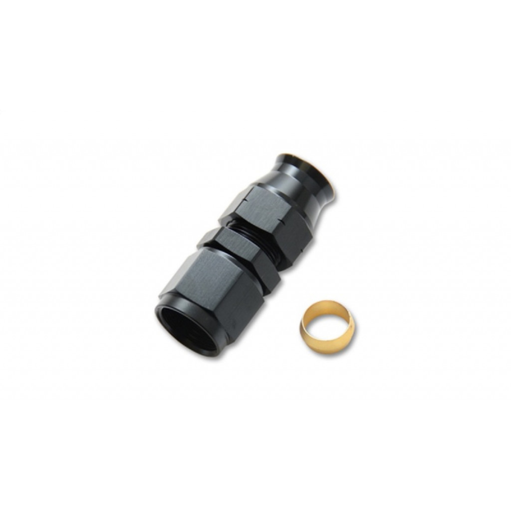 Vibrant For Adapter Fitting | -6AN Female to 3/8in Tube | w/ Brass Olive Insert | (TLX-vib16446-CL360A70)