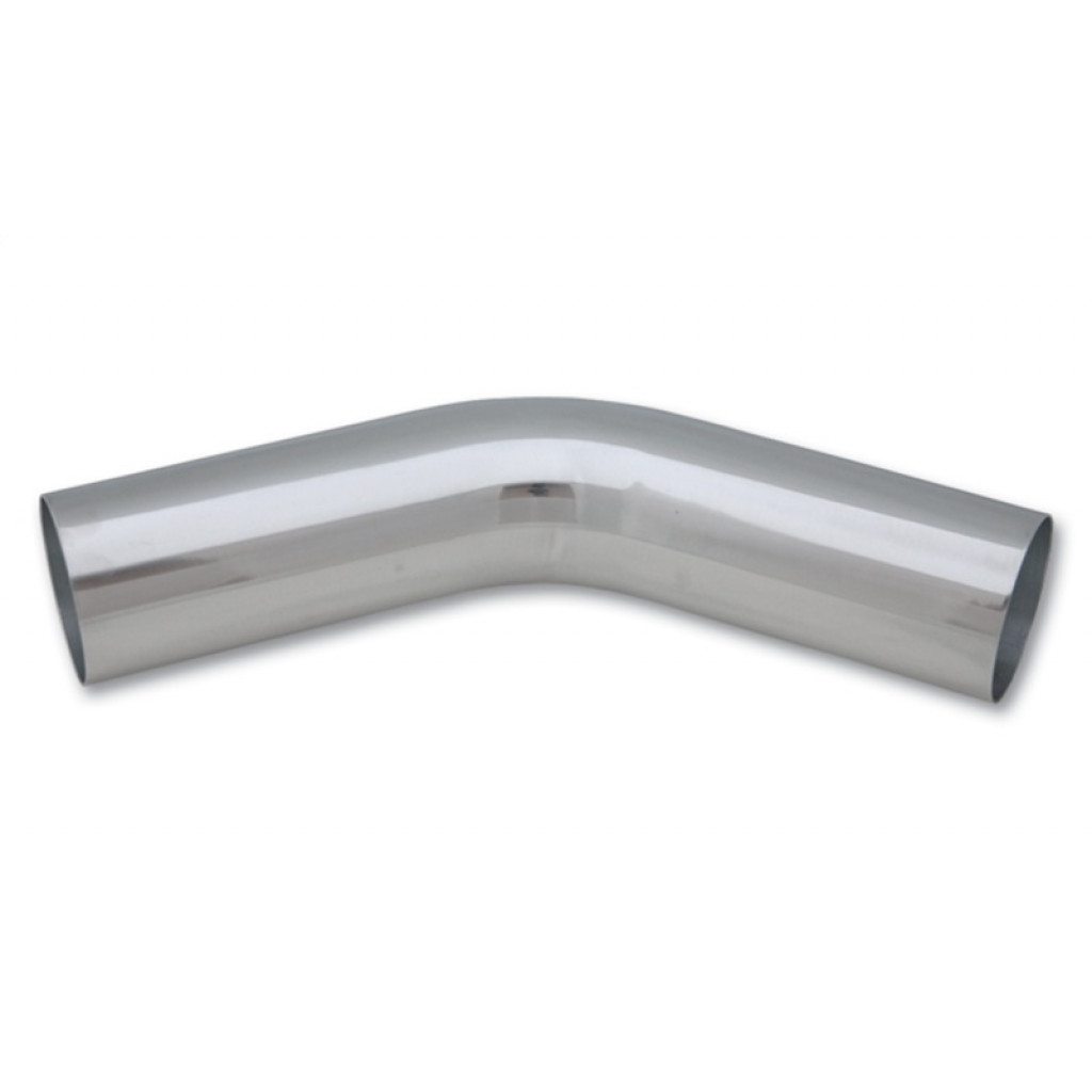 Vibrant For Universal Aluminum Tubing | 45 Degree Bend | 1in O.D. | Polished | (TLX-vib2118-CL360A70)