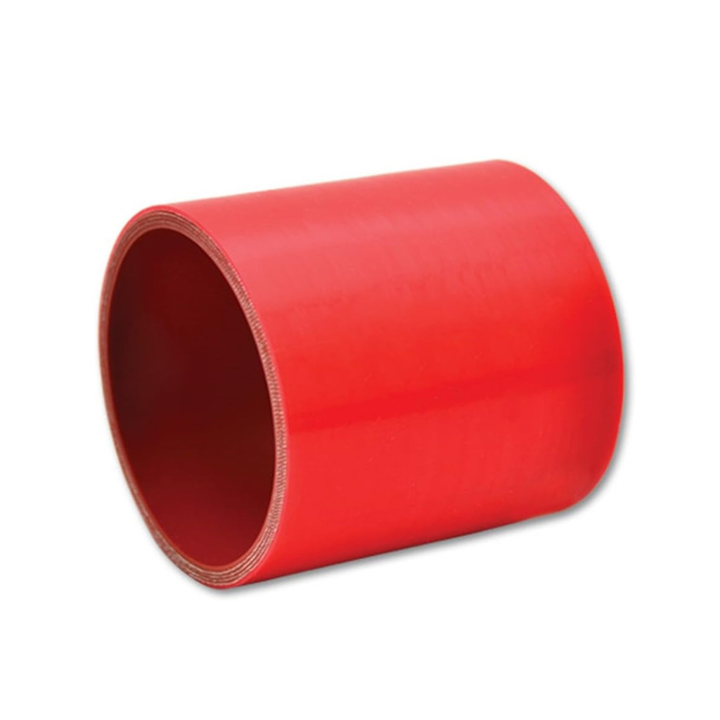 Vibrant For 4 Ply Reinforced Silicone Straight Hose Coupling - 3in I.D. (Red) | x 3in Long (TLX-vib2714R-CL360A70)