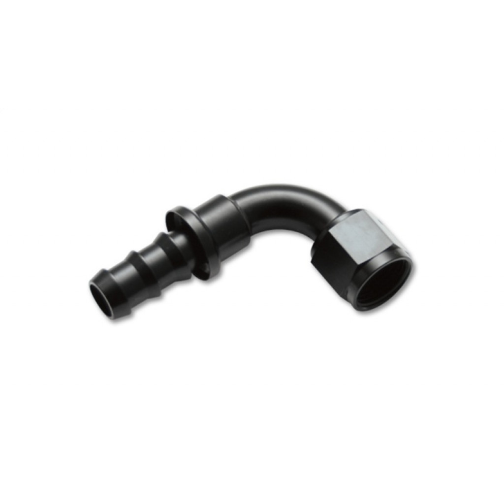 Vibrant For -10AN Push-On 90 Deg Hose End Fitting - Aluminum | (TLX-vib22910-CL360A70)