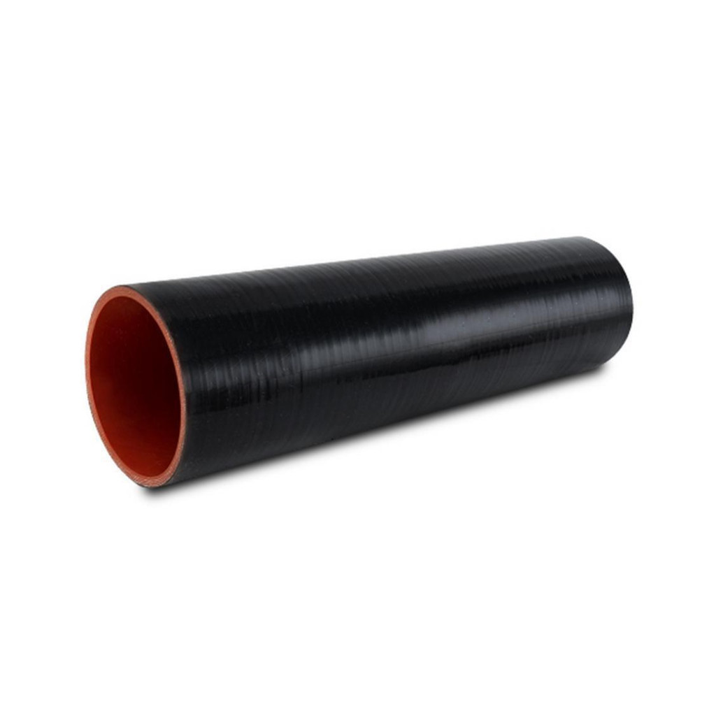 Vibrant For 4 Ply Reinforced Silicone Straight Hose Coupling - 1.5in I.D (Black) | x 12in Long (TLX-vib27031-CL360A70)