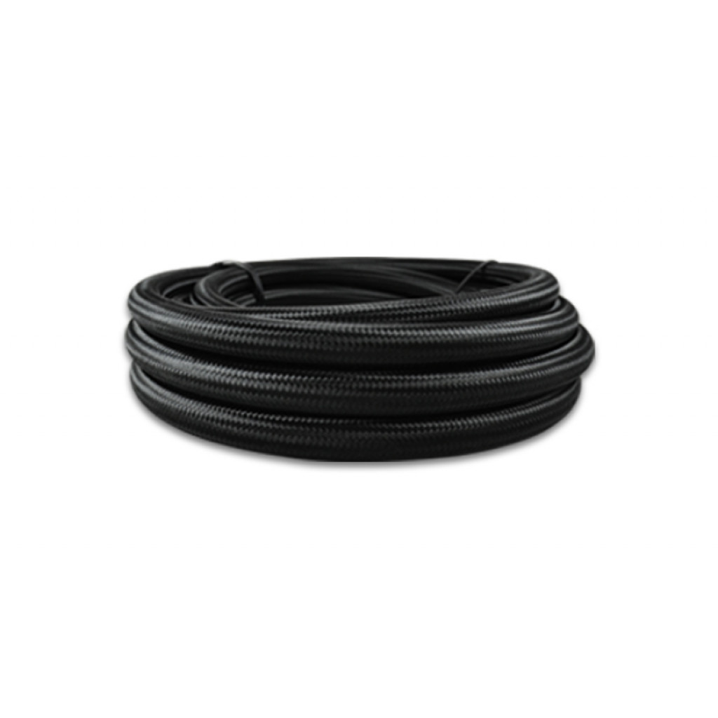 Vibrant For -10 AN Black Nylon Braided Flex Hose w/ PTFE liner (5FT long) | (TLX-vib18990-CL360A70)