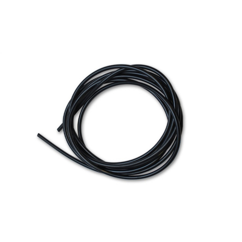 Vibrant For 1/4 (6.35mm) I.D. x 25 ft. of Silicon Vacuum Hose - Black | (TLX-vib2103-CL360A70)