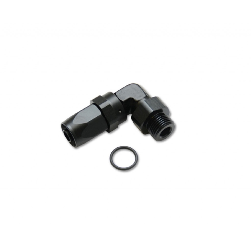 Vibrant Hose End Fitting Male 12AN 90 Degree 1-1/6-12 Thread 12 | (TLX-vib24911-CL360A70)