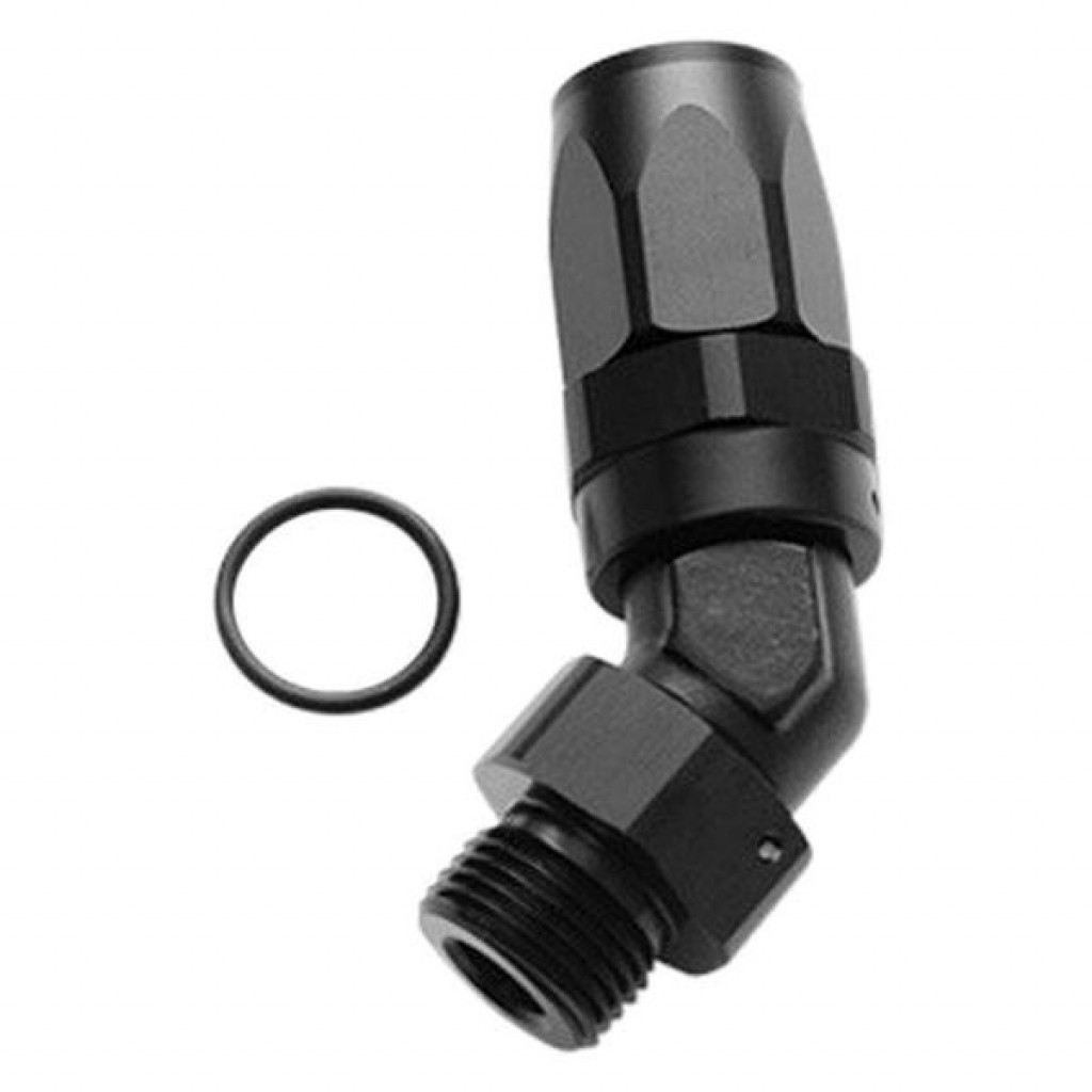 Vibrant Hose End Fitting Male 6AN 45 Degree 9/16-18 Thread 6 | (TLX-vib24402-CL360A70)