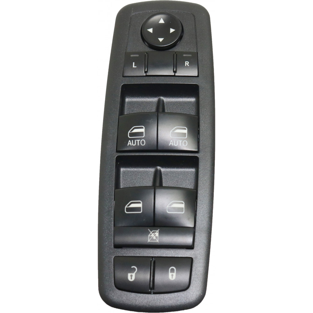 For Jeep Grand Cherokee Window Switch 2011 2012 2013 Driver Side | Front | Black | Power | 68030823AE (CLX-M0-USA-RJ50520004-CL360A70)