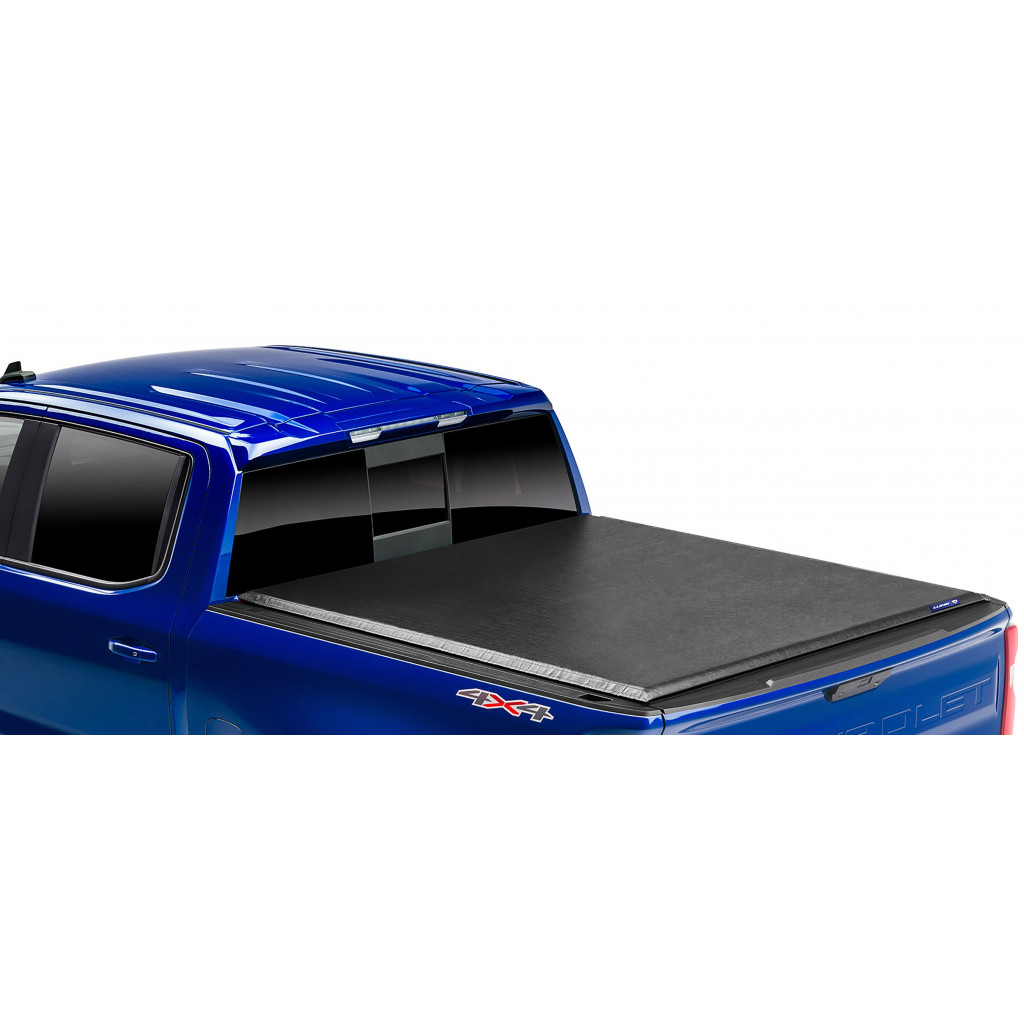 Lund Tonneau Cover For Chevy Silverado 2500/3500 HD 2007-2019 | Black | 8ft Bed | Genesis Roll Up (TLX-lnd96094-CL360A71)