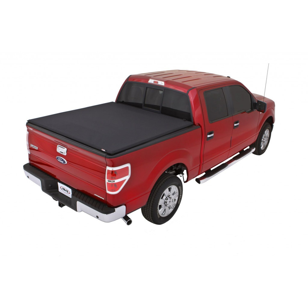 Lund Tonneau Cover For Ford F-150 2004-2014| Black | (5.5ft Bed) | Genesis Elite Tri-Fold (TLX-lnd95872-CL360A70)