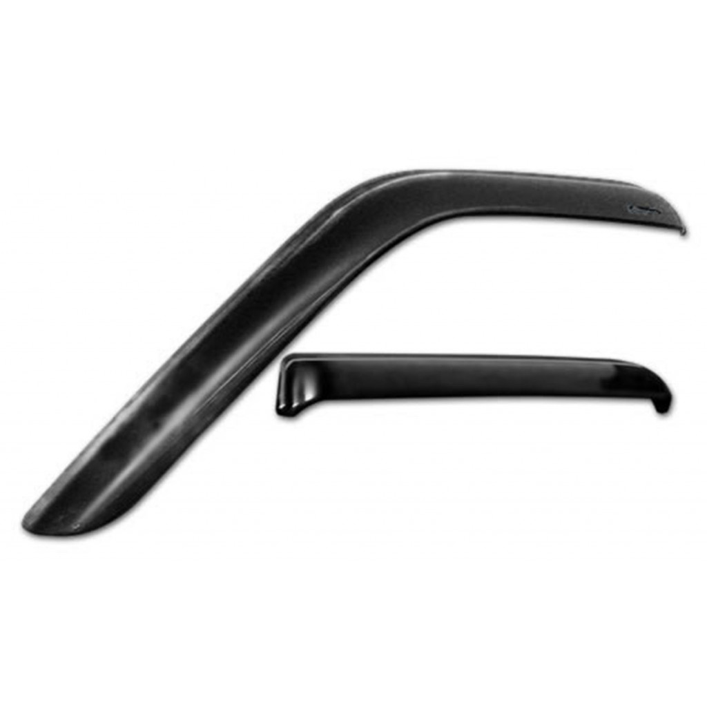 Stampede For Chevy Silverado 2500 HD 2007-2014 Tape-Onz Sidewind Deflector 4pc | Smoke Crew Cab Pickup (TLX-sta6066-2-CL360A74)