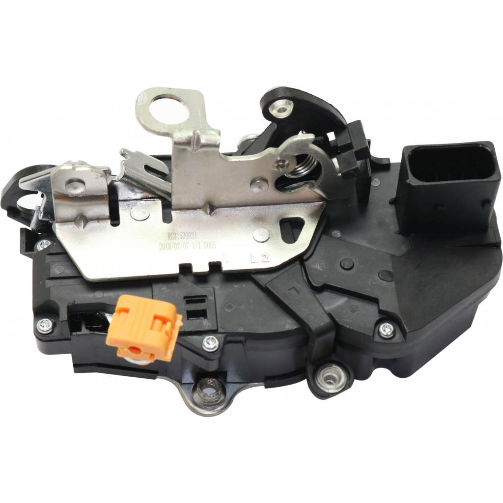 For Chevy Avalanche Door Lock Actuator 2007 2008 2009 Driver Side | Front | Integrated w/ Latch | 5-Prong Blade Male Terminal & 1 Female Connector | Replacement For 931303, 25876386 (CLX-M0-USA-RC31530031-CL360A78)