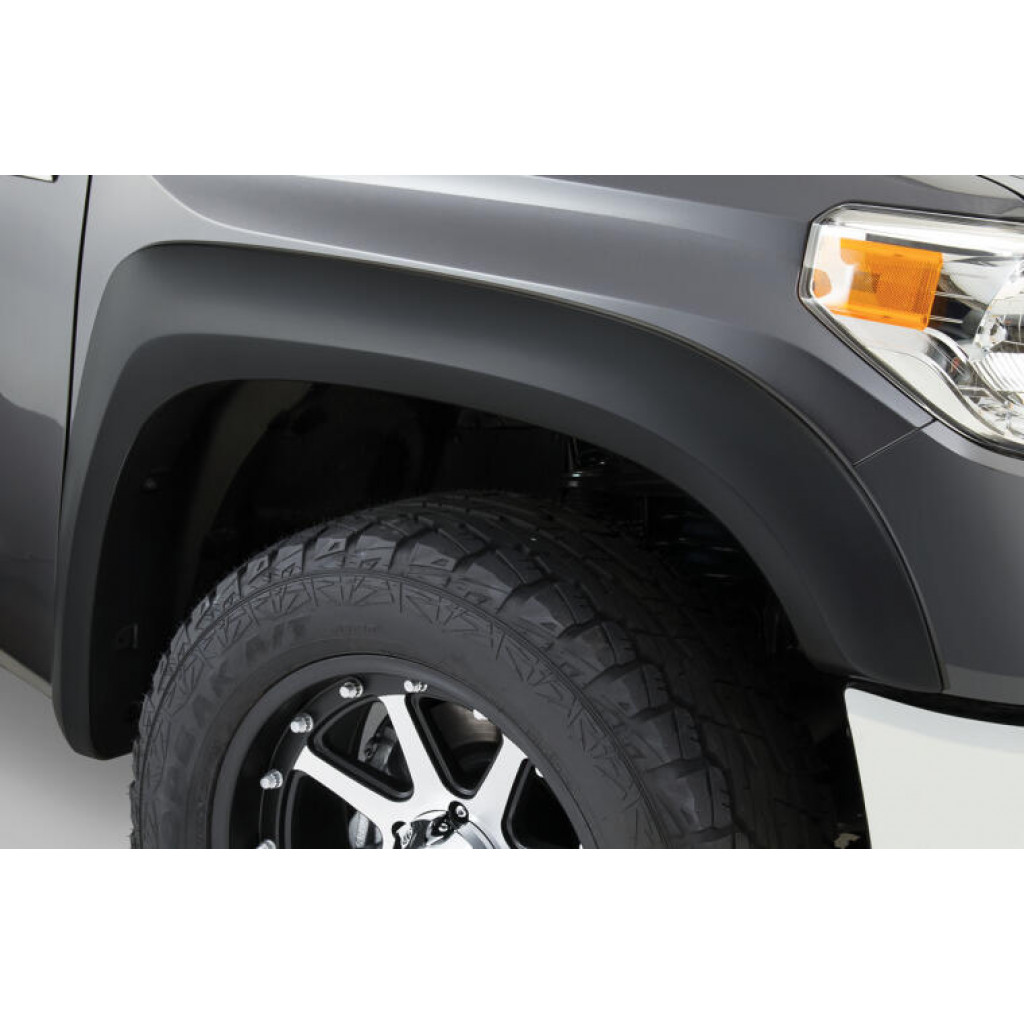 Bushwacker For Toyota Tacoma 1998-2004 Fender Flare Fleetside Extend-A-Style | 4pc w/ 4WD Only - Black (TLX-bus31911-11-CL360A70)