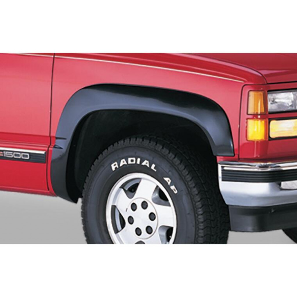 Bushwacker For GMC K1500 1988-1999 Fender Flares OE Style 2pc - Black | (TLX-bus40027-01-CL360A80)