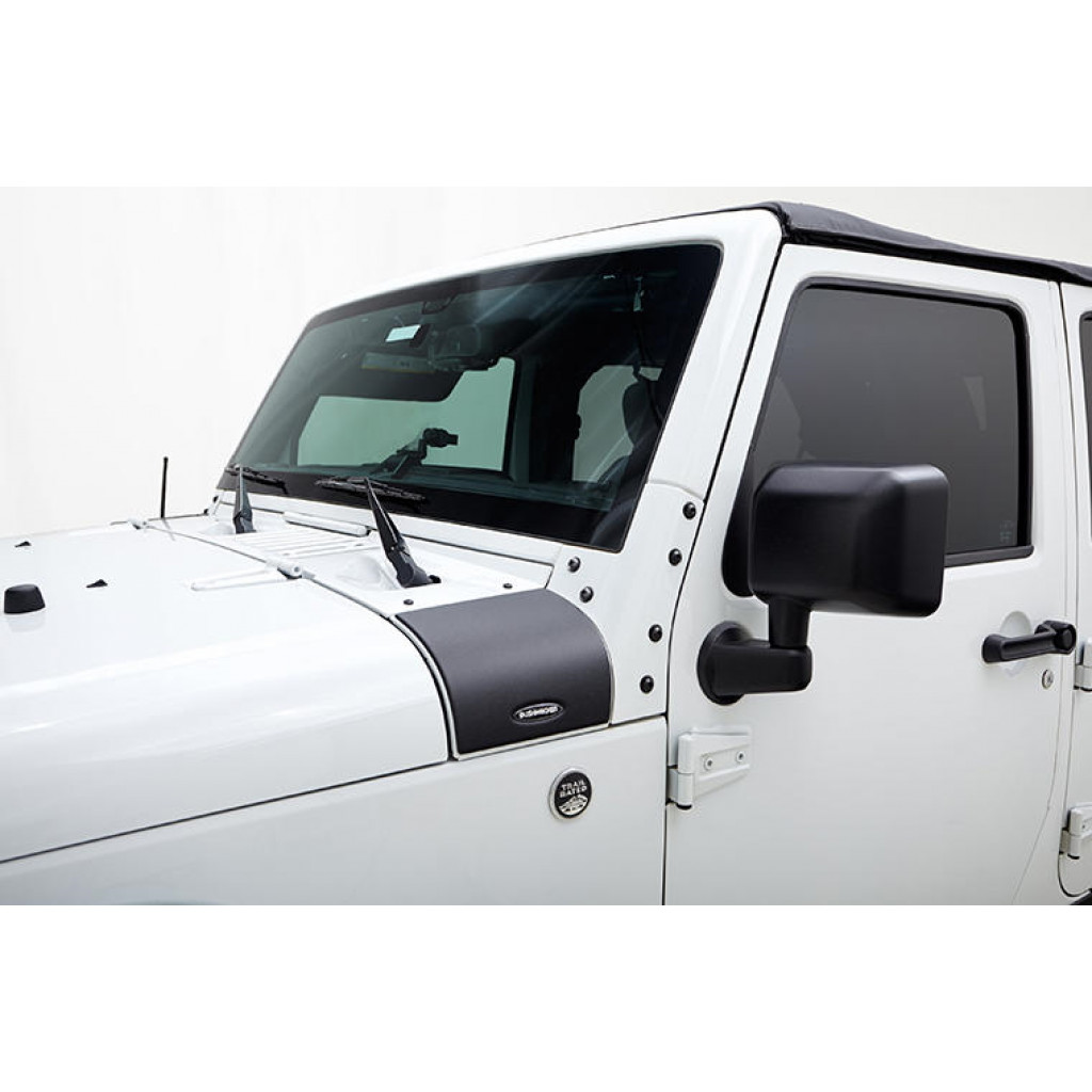 Bushwacker For Jeep Wrangler JK 2018 Trail Armor Cowl Cover - Black | (TLX-bus14015-CL360A71)