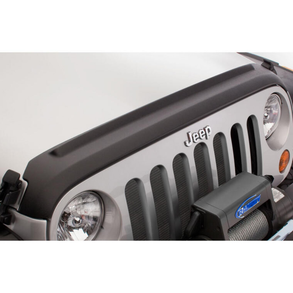 Bushwacker For Jeep Wrangler 2007-2017 Trail Armor Hood Guard - Black | (TLX-bus14061-CL360A70)