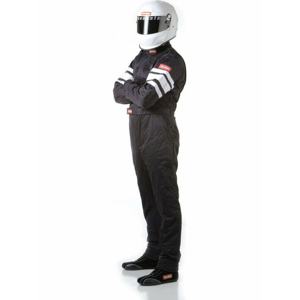 RaceQuip SFI-5 Suit | Black | Large | (TLX-rqp120005-CL360A70)