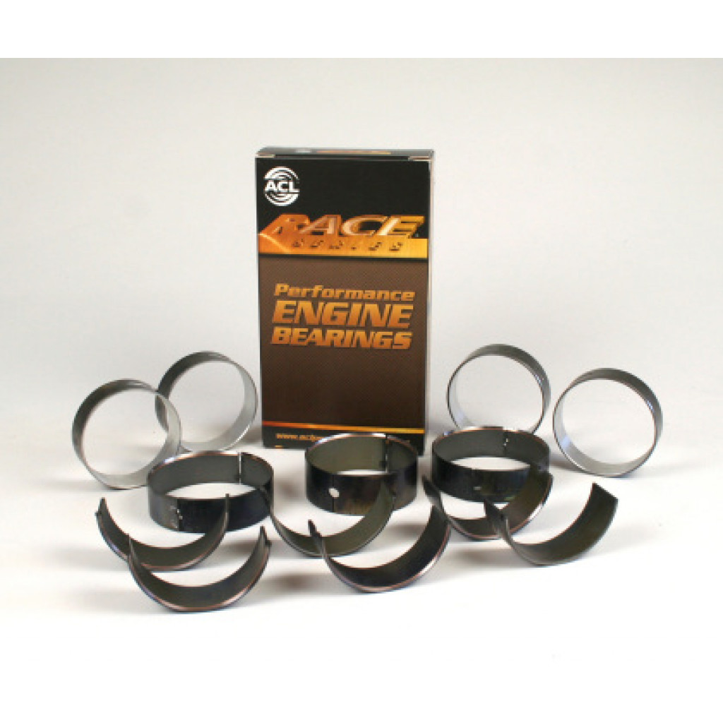ACL Main Bearing Set For Nissan - SR20DE/DET w/ Extra Oil Clearance CT-1 Coated | 2.0L - Standard Size - High Performance (TLX-acl5M2964HXC-STD-CL360A70)