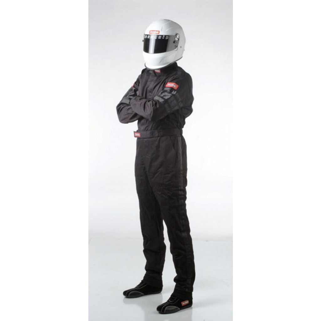 RaceQuip SFI-1 1-L Suit | 2XL | Black | (TLX-rqp110007-CL360A70)