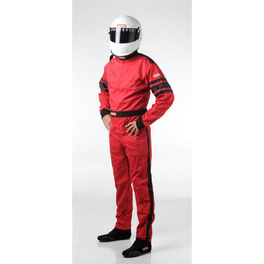 RaceQuip SFI-1 1-L Suit | Medium | Red | (TLX-rqp110013-CL360A70)