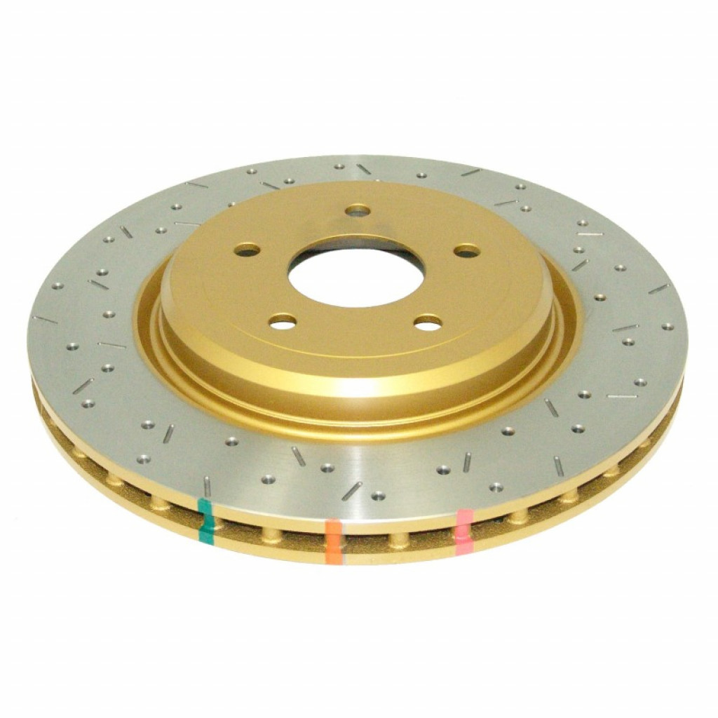 DBA For Chevy Corvette 2006-2013 Drilled & Slotted Rotor 4000 Series Rear | (TLX-dba42993XS-CL360A70)