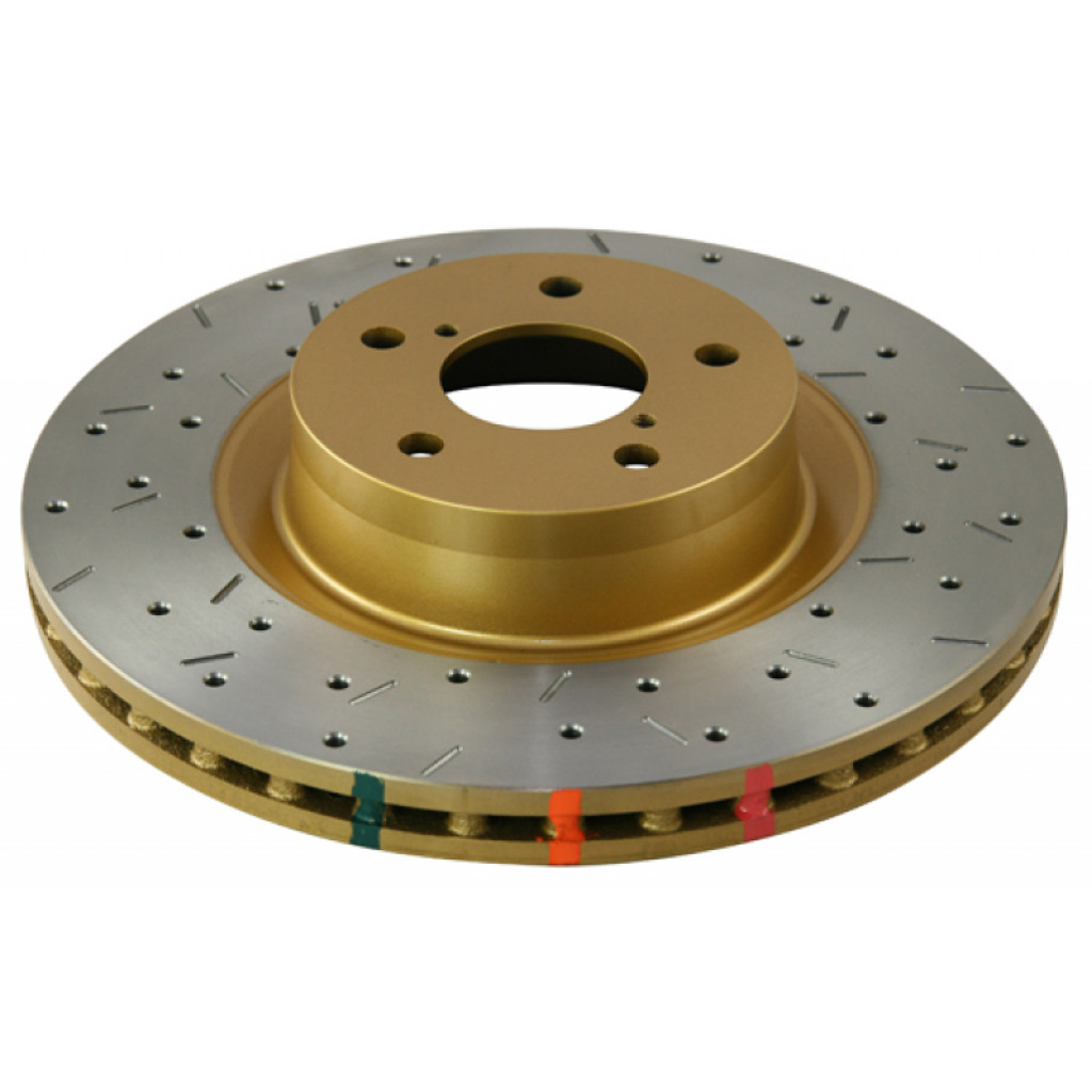 DBA For Mitsubishi Lancer 2008-2015 Drilled & Slotted Rotor 4000 Series Rear | (TLX-dba42225XS-CL360A70)