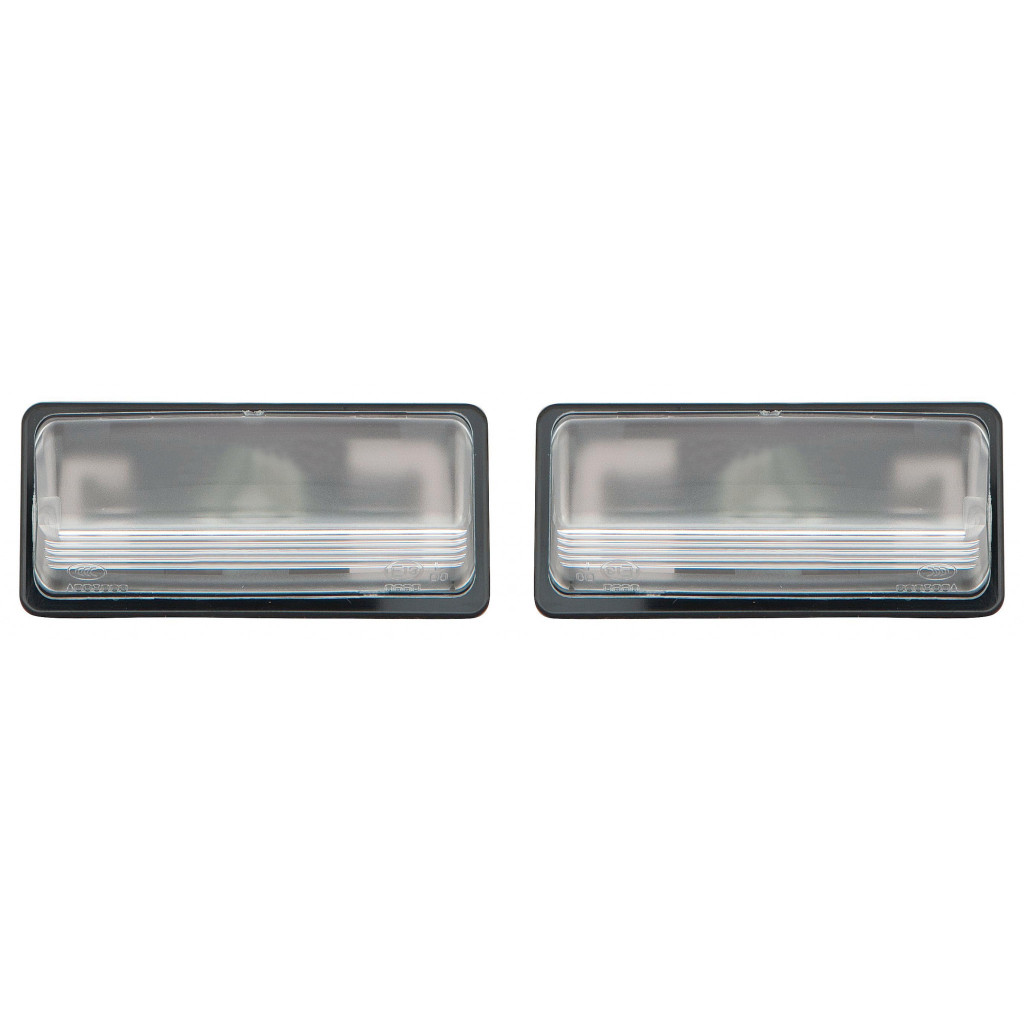 For Nissan Murano License Lamp Assembly 2011 12 13 2014 Pair Driver and Passenger Side CAPA Certified For NI2870104 | 26510-8991B (PLX-M0-325-2101N-AC-CL360A61)