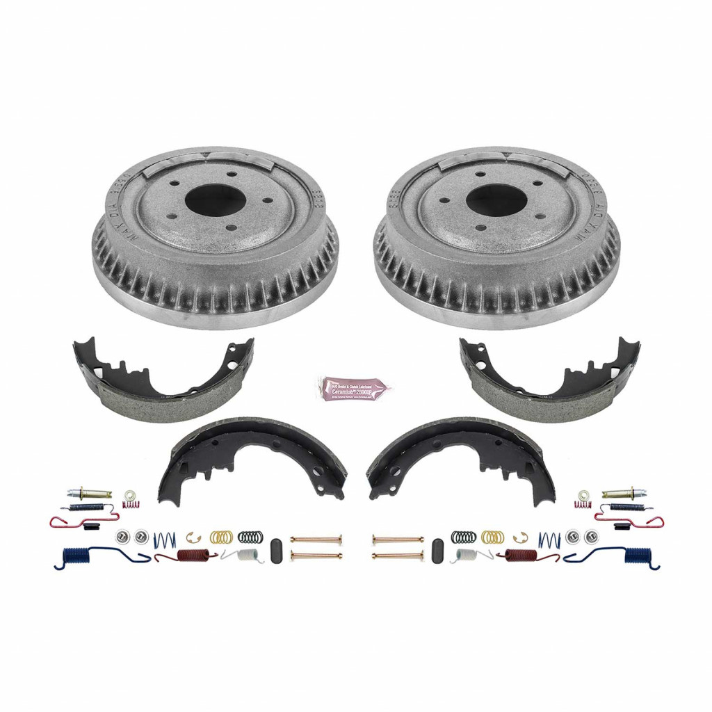 Power Stop Drum Kit For Buick GS/GS 455 1970 71 1972 Rear - Autospecialty | (TLX-psbKOE15275DK-CL360A108)