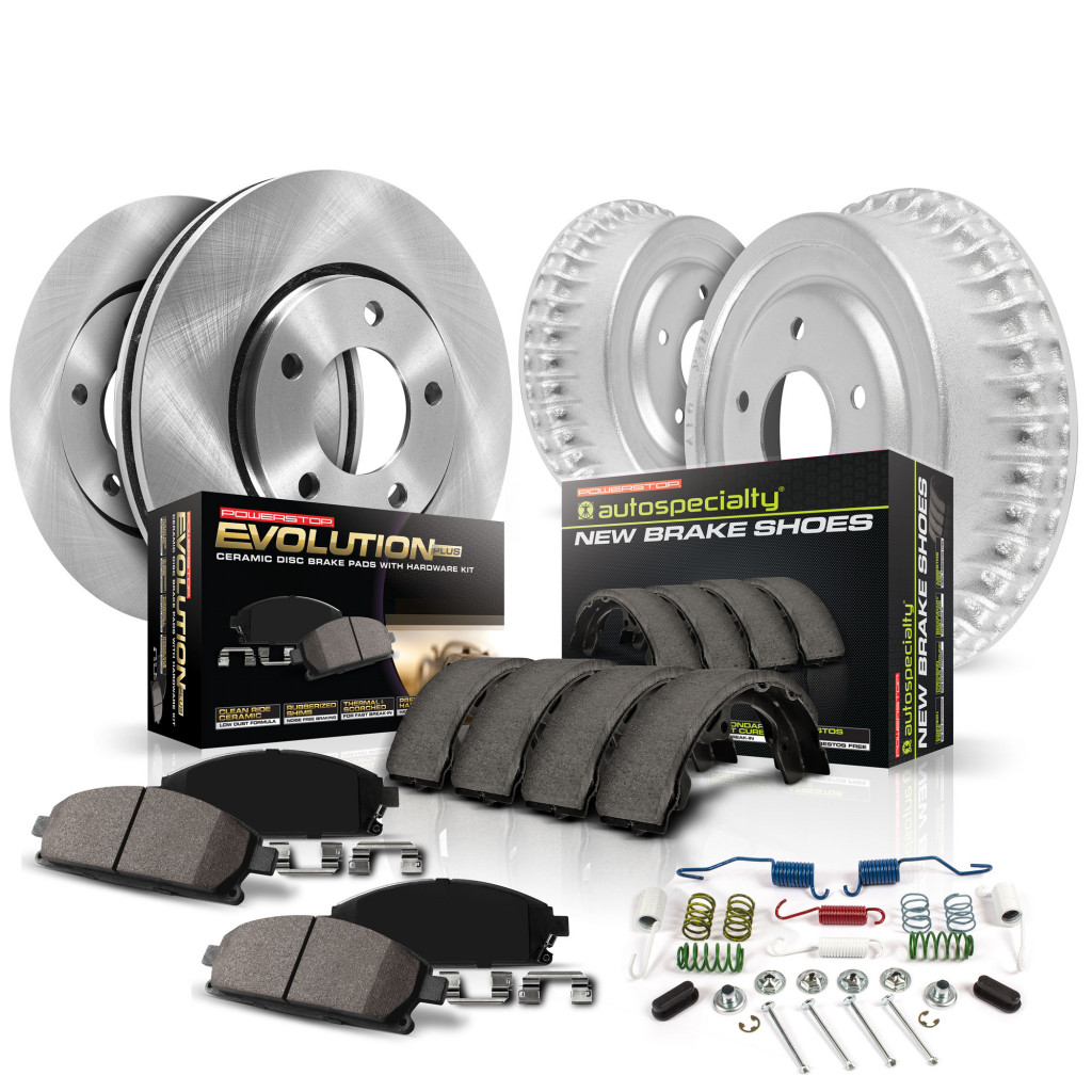 Power Stop Brake Kit For Toyota Tundra 2003-2006 Front & Rear - Autospecialty | (TLX-psbKOE15214DK-CL360A70)