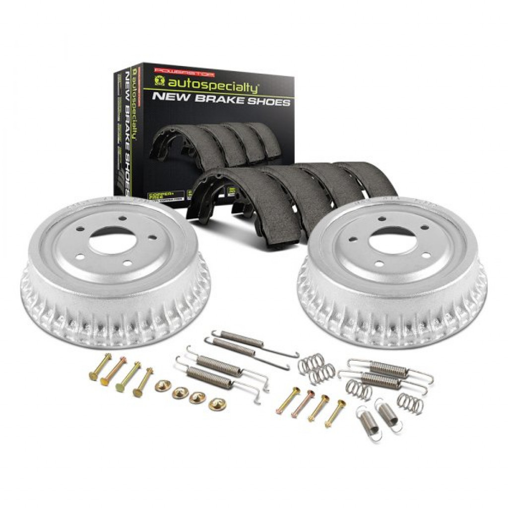 Power Stop Drum Kit For GMC Sierra 1500 2009-2013 Rear Autospecialty | (TLX-psbKOE15411DK-CL360A71)