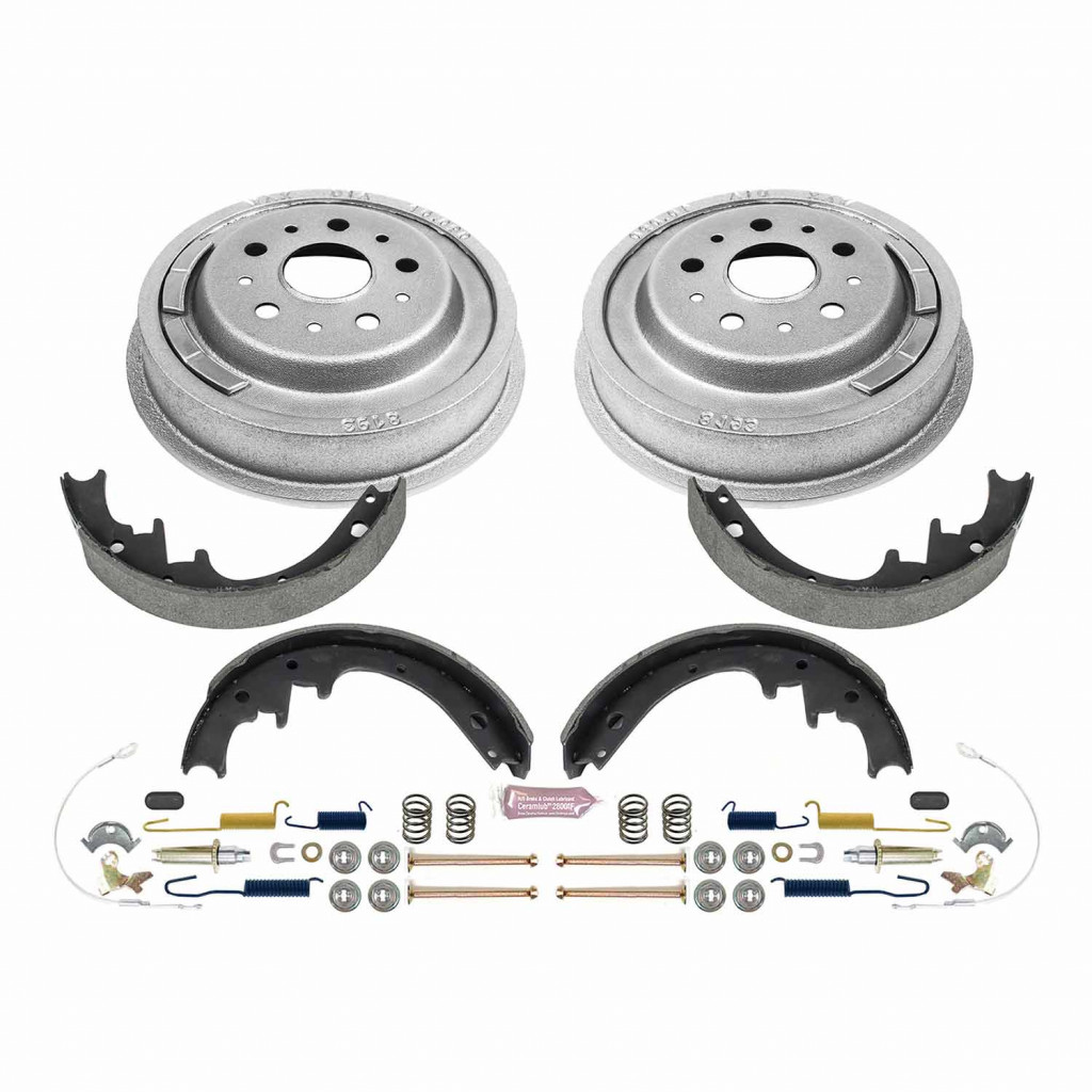 Power Stop Drum Kit For Ford Mustang 1964 1965 1966 1967 Rear Autospecialty | (TLX-psbKOE15268DK-CL360A78)