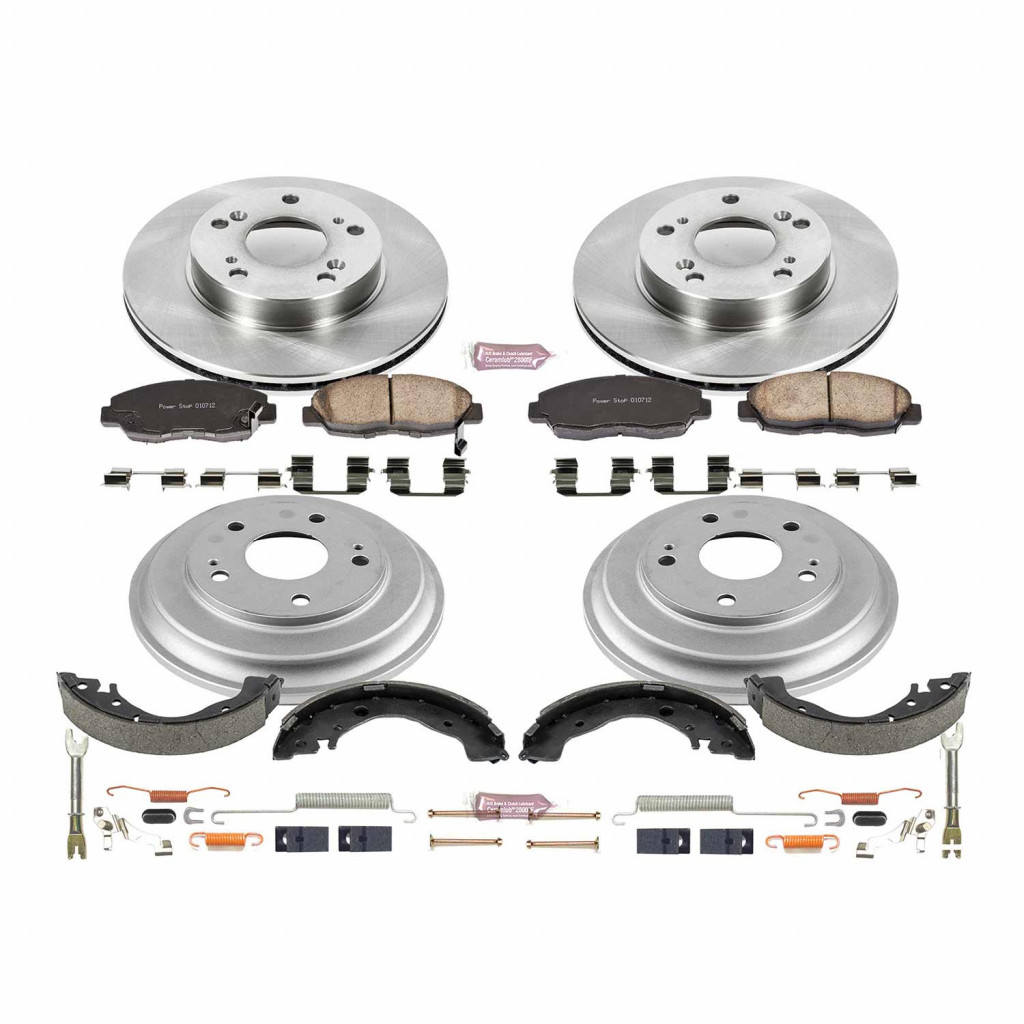 Power Stop Brake Kit For Honda Civic 2006-2011 Front Rear | Auto-Specialty | (TLX-psbKOE15241DK-CL360A70)