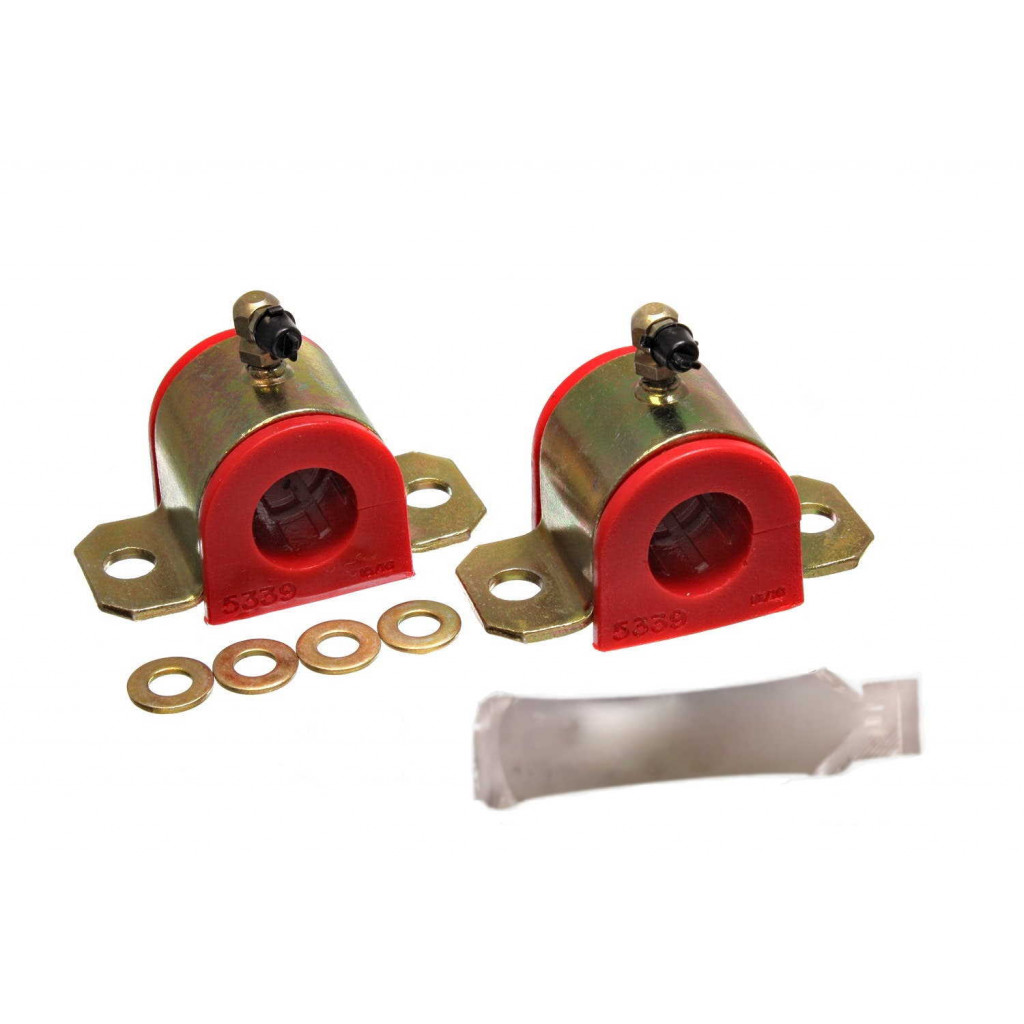 Energy Suspension For Toyota Corolla 2003 2004 Sway Bar Bushing Set Red | 24mm Front Greaseable Frame (TLX-eng8.5128R-CL360A70)