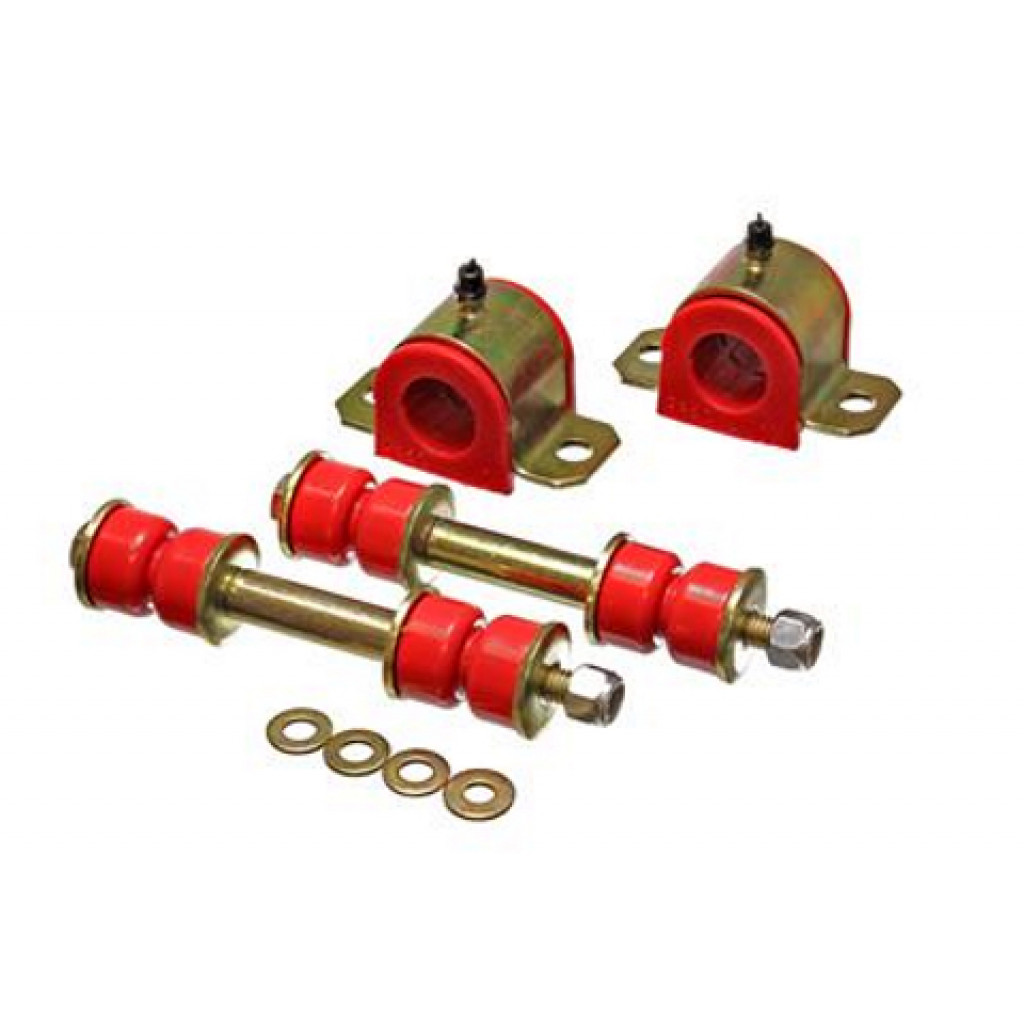 Energy Suspension For Toyota Pickup 2WD 1995 Sway Bar Bushing Set 25mm Red | Front Exc T-1/Tundra (TLX-eng8.5123R-CL360A70)