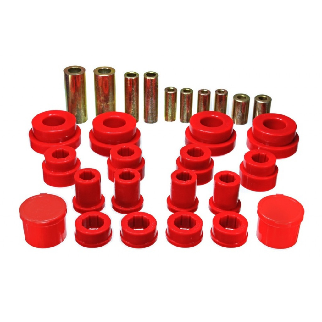 Energy Suspension For Nissan 350Z 2003-2009 Control Arm Bushing Set Front Red | (TLX-eng7.3121R-CL360A70)