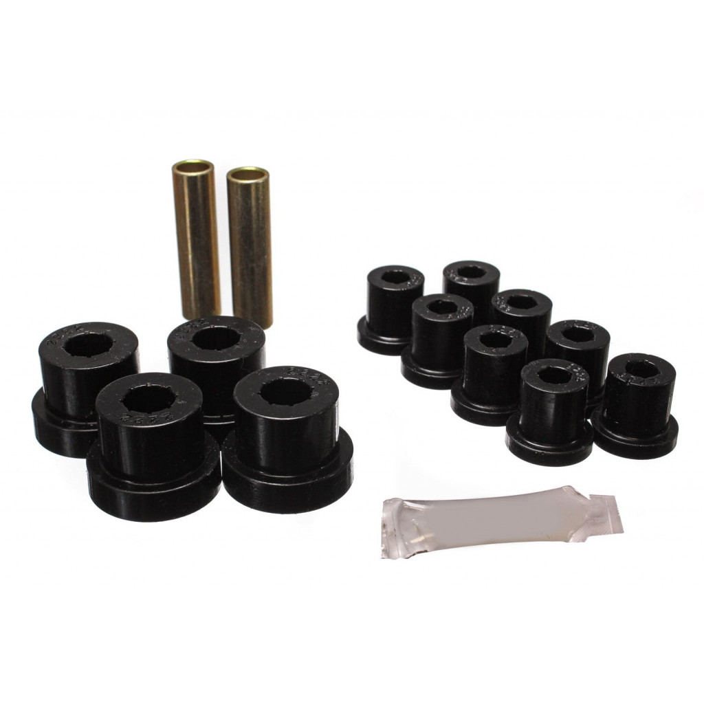 Energy Suspension For Jeep CJ5 1976-1983 Spring Bushing Set - Black | (TLX-eng2.2115G-CL360A71)